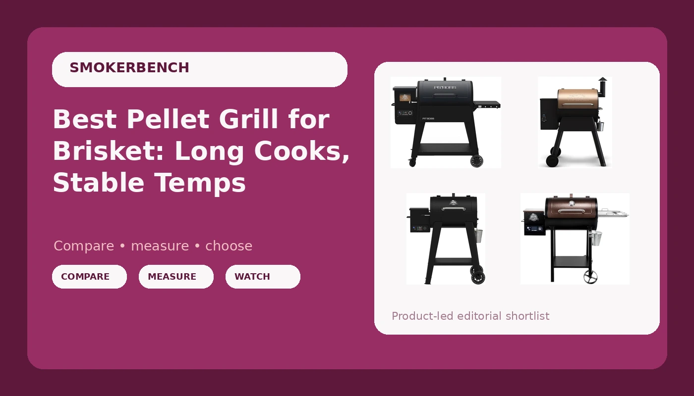 Best Pellet Grill for Brisket: Long Cooks, Stable Temps - SmokerBench review with measurements and honest opinion