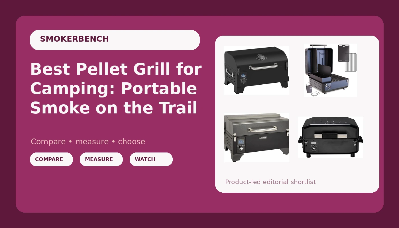 Best Pellet Grill for Camping: Portable Smoke on the Trail - SmokerBench review with measurements and honest opinion