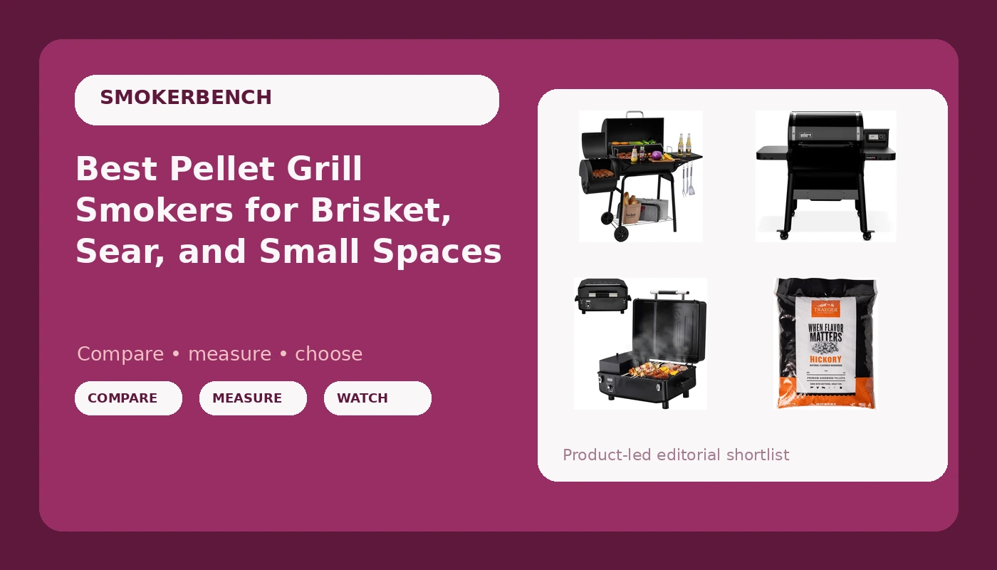 Best Pellet Grill Smokers for Brisket, Sear, and Small Spaces