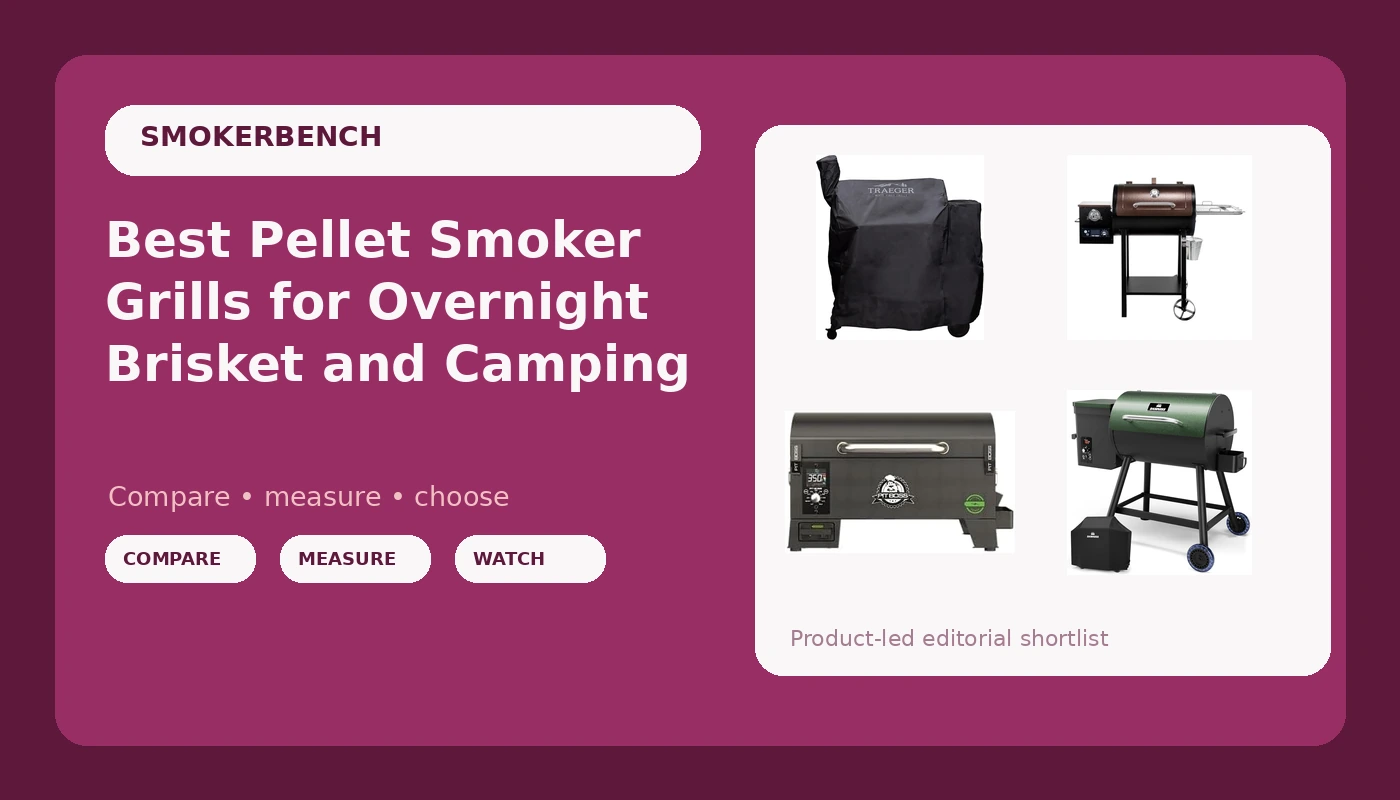 Best Pellet Smoker Grills for Overnight Brisket and Camping