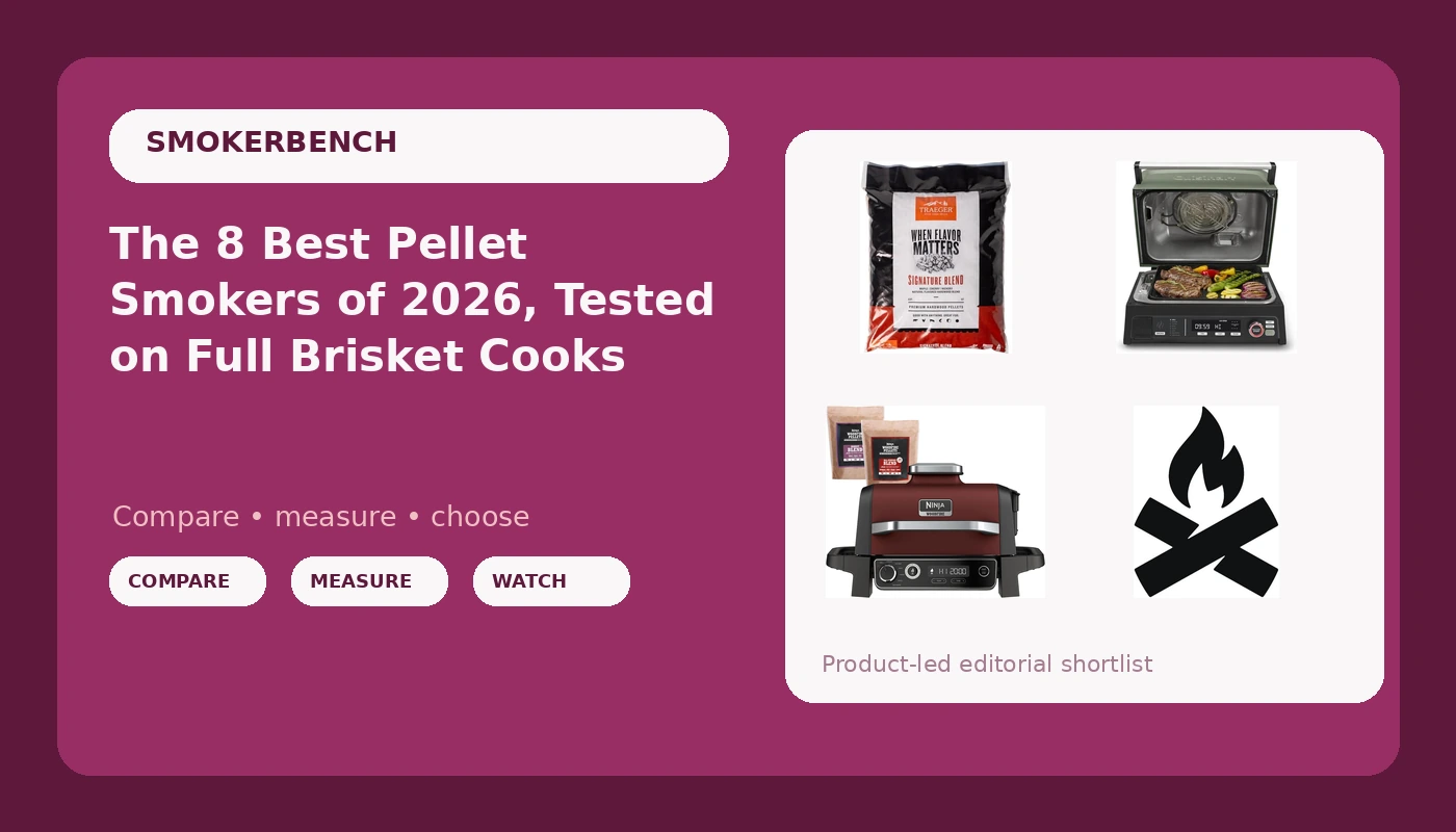 The 8 Best Pellet Smokers of 2026, Tested on Full Brisket Cooks - SmokerBench review with measurements and honest opinion