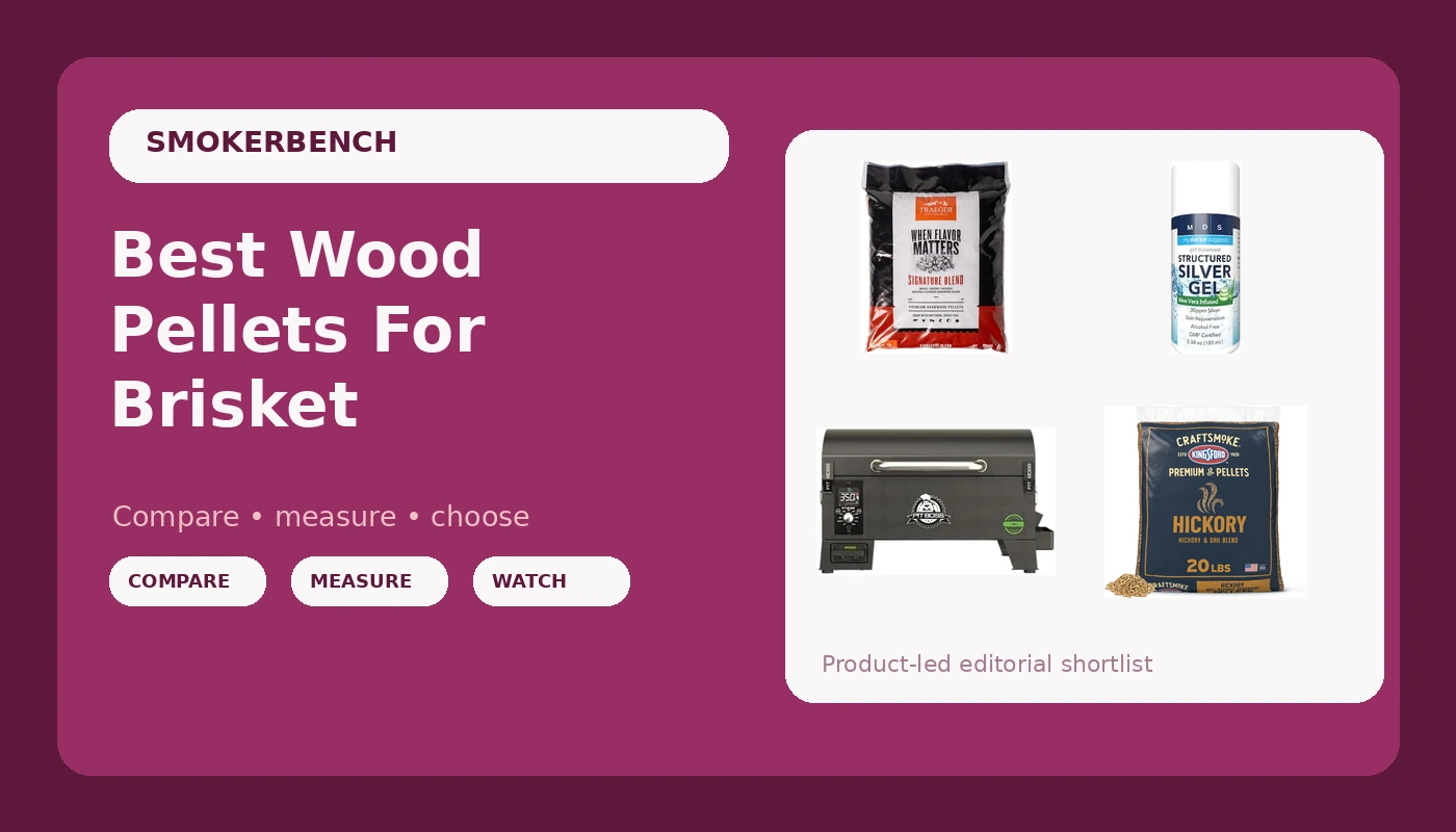 Best Wood Pellets For Brisket - SmokerBench review with measurements and honest opinion