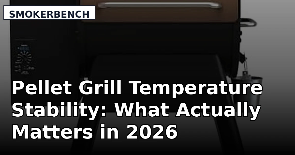 Pellet Grill Temperature Stability: What Actually Matters in 2026