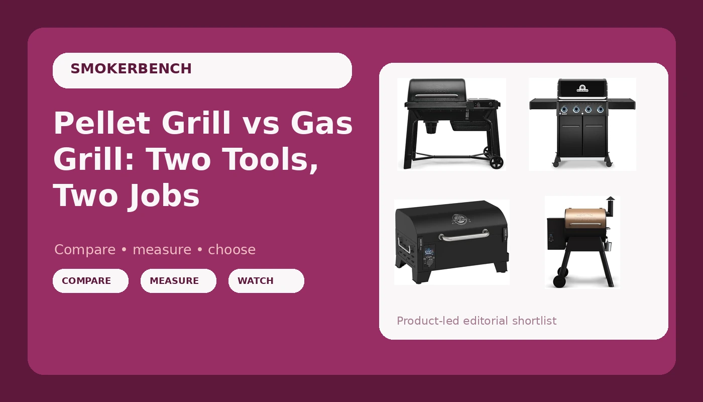 Pellet Grill vs Gas Grill: Two Tools, Two Jobs - SmokerBench review with measurements and honest opinion