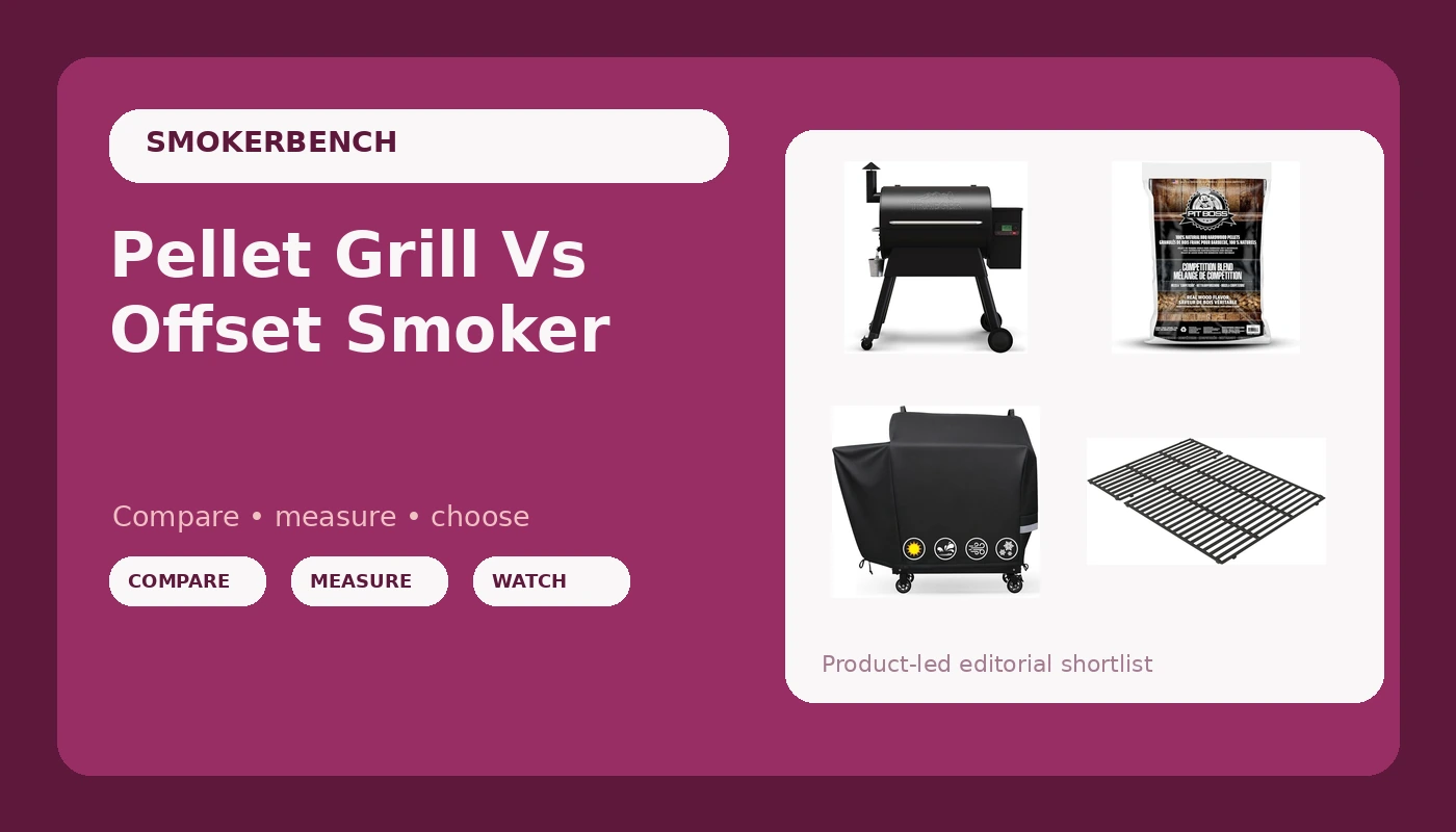 Pellet Grill Vs Offset Smoker - SmokerBench review with measurements and honest opinion