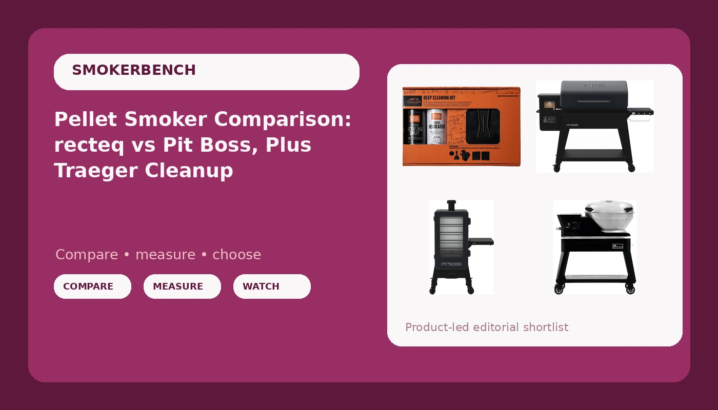 Pellet Smoker Comparison: recteq vs Pit Boss, Plus Traeger Cleanup
