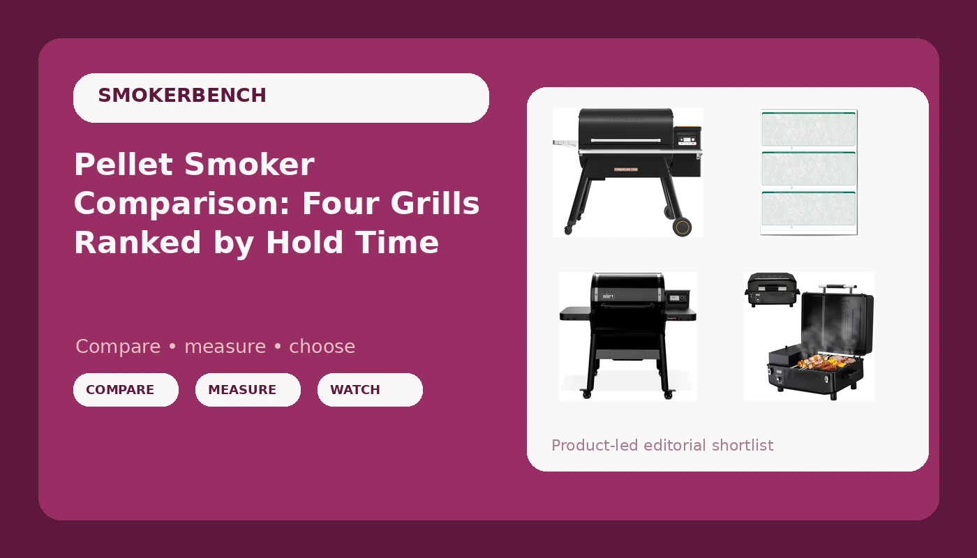 Pellet Smoker Comparison: Four Grills Ranked by Hold Time