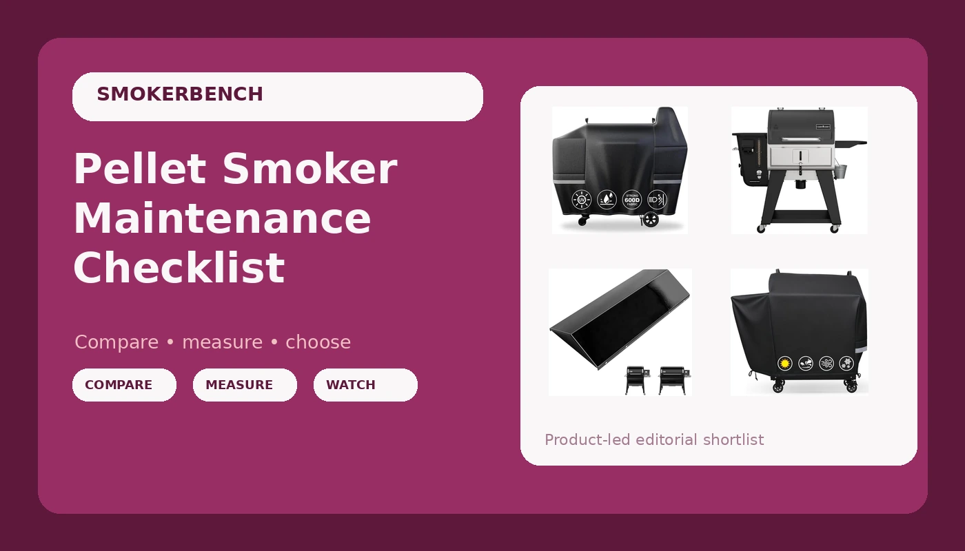 Pellet Smoker Maintenance Checklist - SmokerBench review with measurements and honest opinion