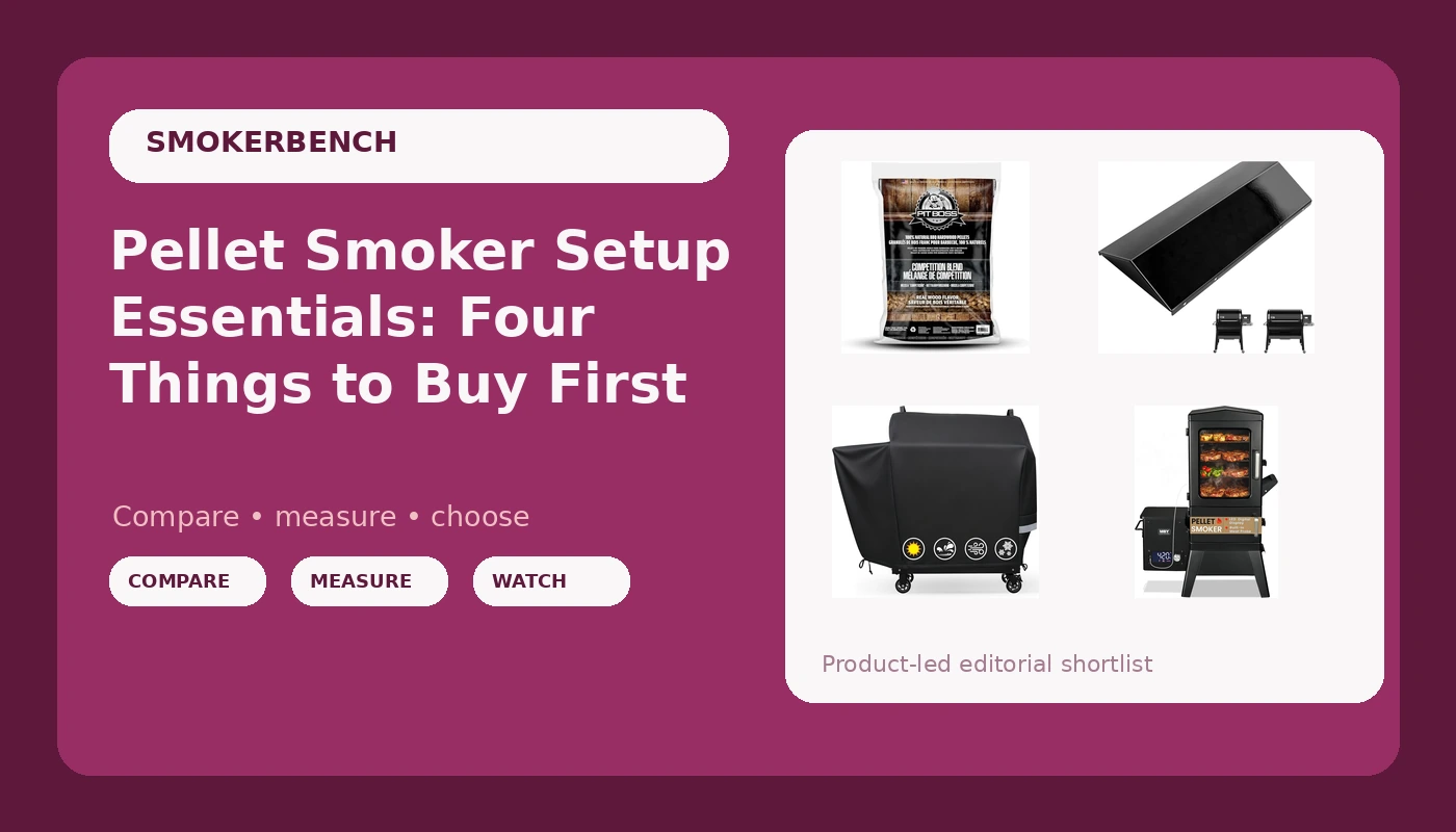 Pellet Smoker Setup Essentials: Four Things to Buy First