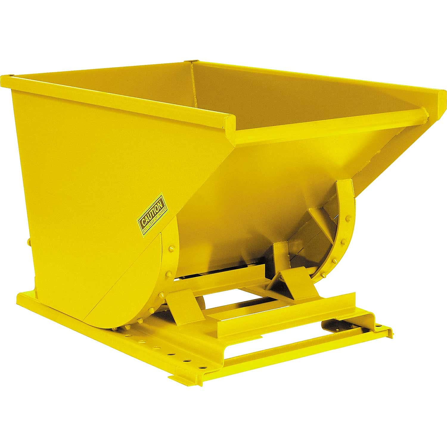 Global Industrial 2 Cu Yd Medium Duty Self Dumping Forklift Hopper