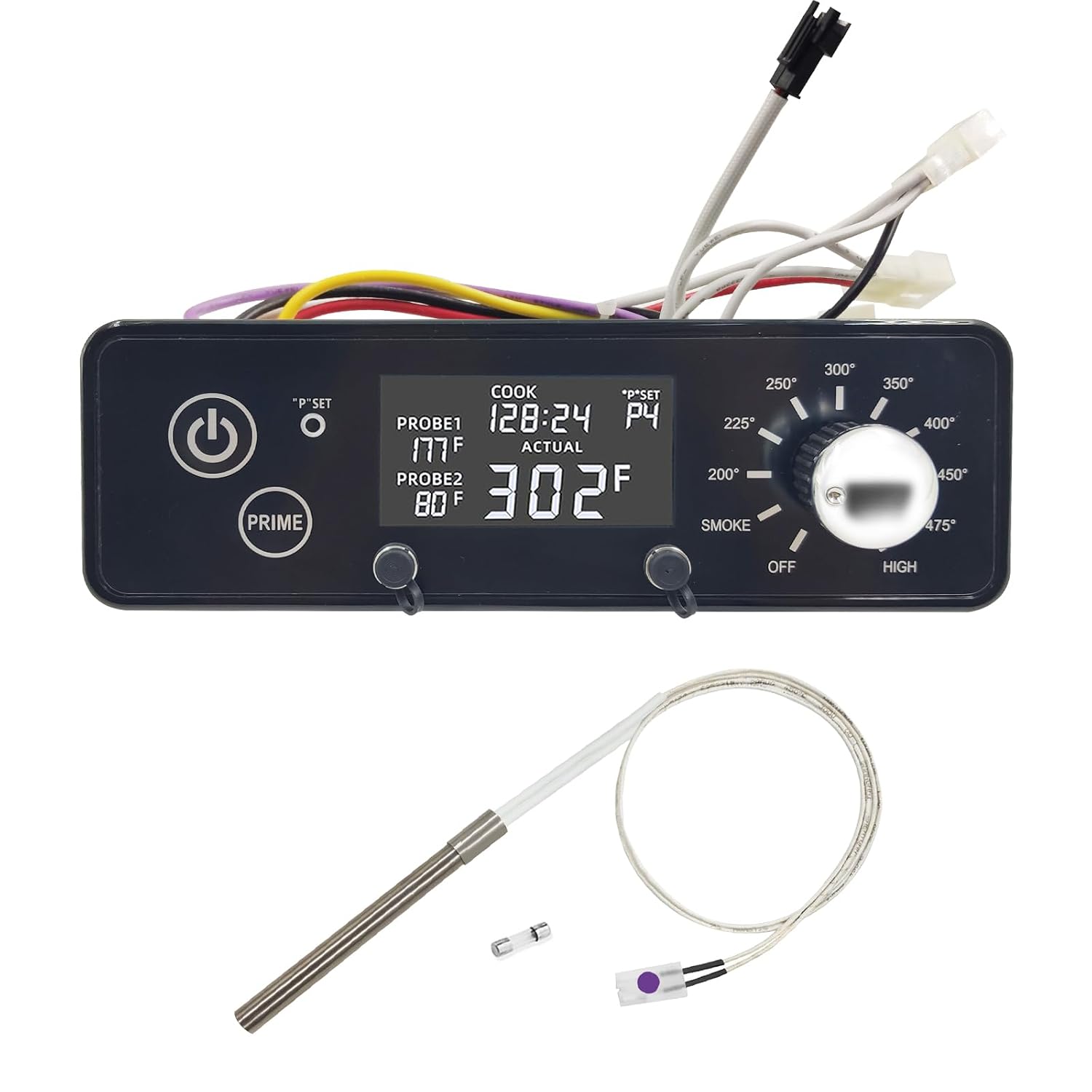 PID Rectangular Digital Control Board (AC03P9)(Non-WiFi) Replacement for Pit Boss Pellet Grills 440-1150, Navigator, Sportsman, Mahogany, Pro Series Wood Pellet Grills & Smokers