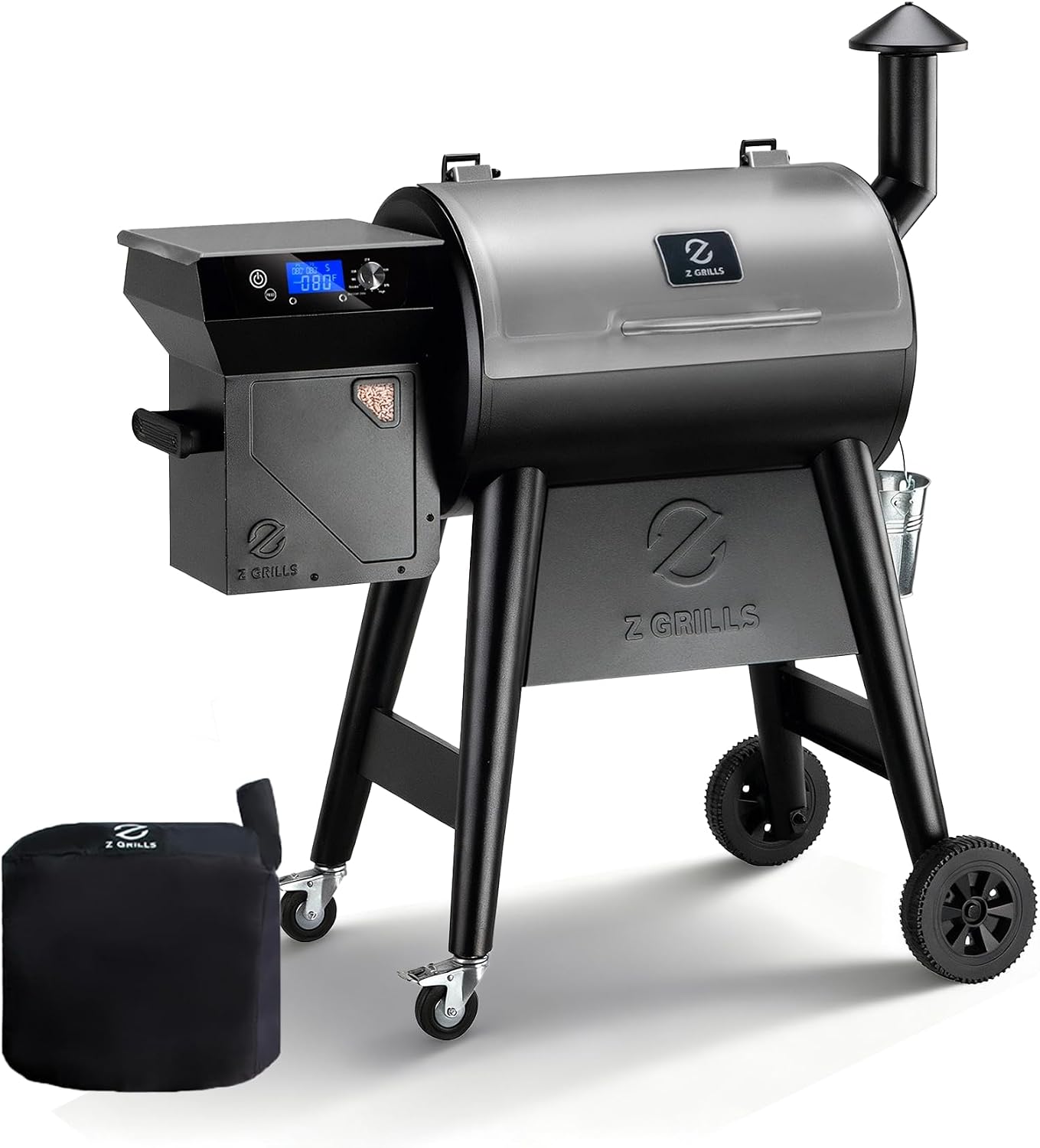 Z GRILLS 450E Pellet Smoker Grill, PID 3.0, 180-450°F Temperature
