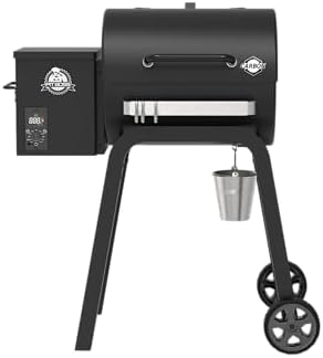 Pit Boss 500 Carbon Series Wood Pellet Grill & Smoker with LCD Digital Controller, 543-Sq. In. Cooking Space, 180°F to 500°F Temperature Range, Meat Probe, 13.5 lb. Pellet Hopper, Black
