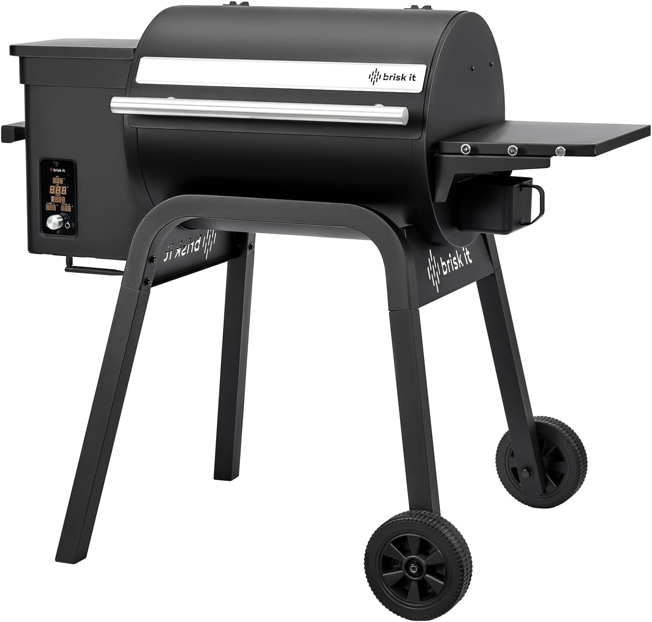 Brisk It Zelos-450 Wood Pellet Grill & Smoker, 450 Sq In, WiFi and A.I.